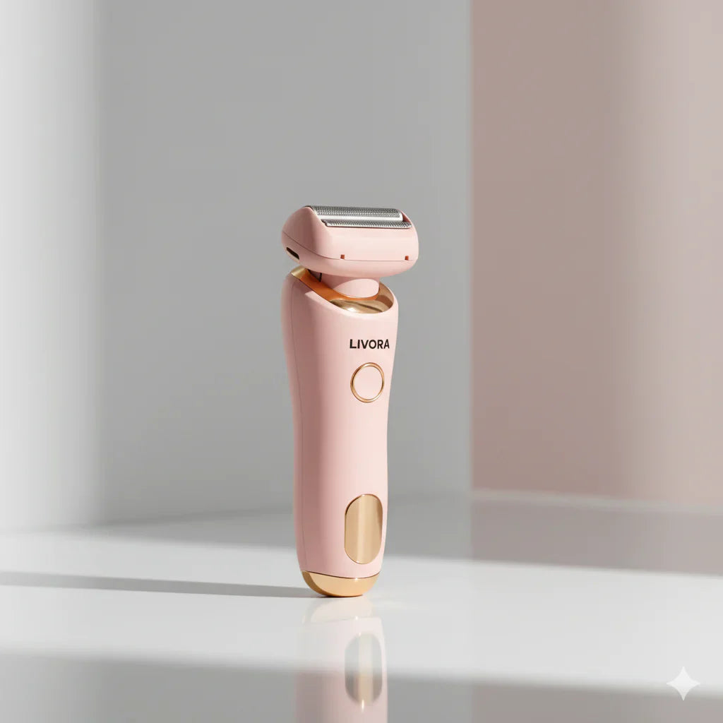 Livora™ SmoothGlide Electric Shaver – Waterproof Hair Removal Electric Razor