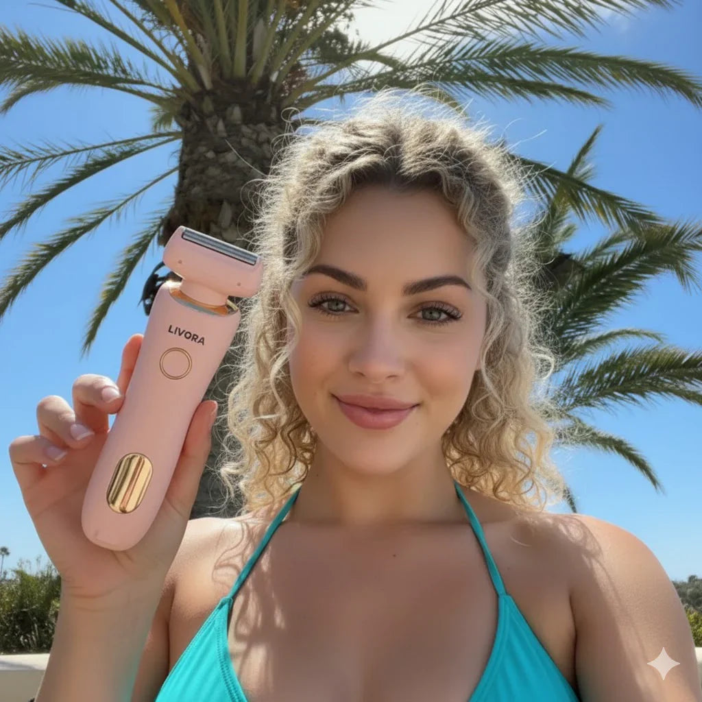 Livora™ SmoothGlide Electric Shaver – Waterproof Hair Removal Electric Razor
